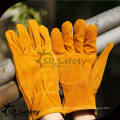 SRSAFETY gants en cuir jaune gants conducteur blé